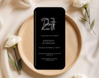 Elegant 21st Birthday Invitation