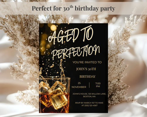 30th Birthday Invitation