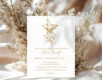 Gold Birthday Invitation