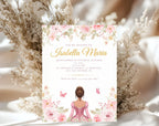Pink and Gold Quinceañera Sweet 15 Birthday Invitation