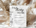 30th Birthday Invitation