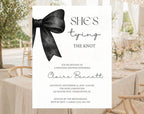 She's Tying the Knot Baby Shower Invitation