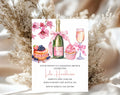 Pink and Gold Birthday Brunch Invitation