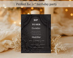 RIP to My Twenties Birthday Invitation