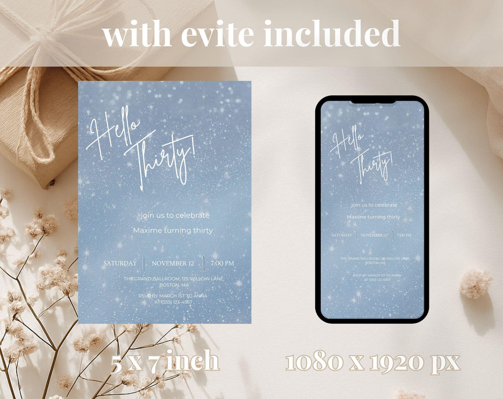 30th Birthday Invitation