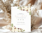 Ivory Rose Wedding Invitation