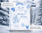 Après Ski 35th Birthday Invitation
