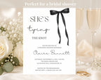 She's Tying the Knot Bridal Shower Invitation