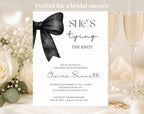 She's Tying the Knot Baby Shower Invitation