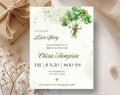 Green Clover Bridal Shower Invitation Template