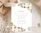 Ivory Rose Wedding Invitation