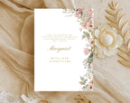 Elegant 90th Birthday Thank You Card