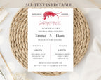 Shrimp Boil Rehearsal Dinner Invitation