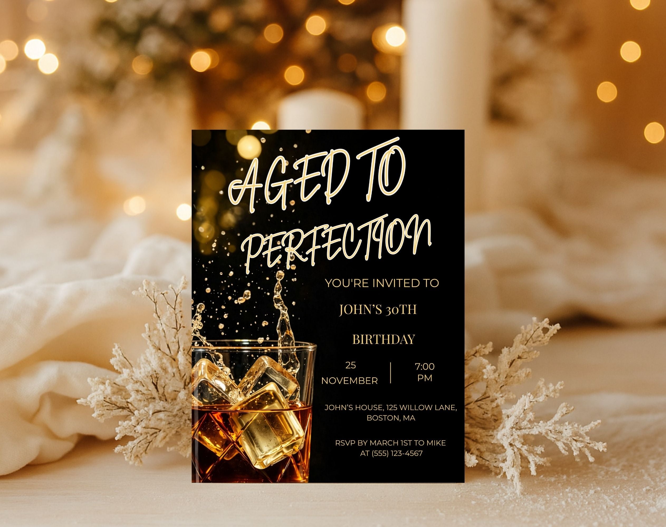 30th Birthday Invitation