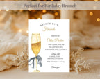 ElegantGold Birthday Brunch Invitation
