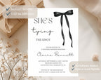 She's Tying the Knot Bridal Shower Invitation
