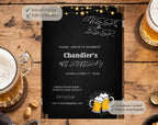 40th Birthday Beer Invitation for Men