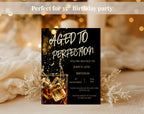 35th Wiskey Birthday Invitation