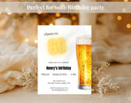 60th Beer Birthday Invitation