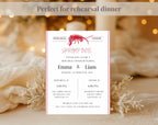 Shrimp Boil Rehearsal Dinner Invitation