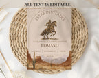 Western Birthday Invitation