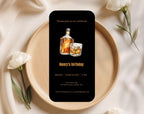 Whiskey Birthday Birthday Invitation