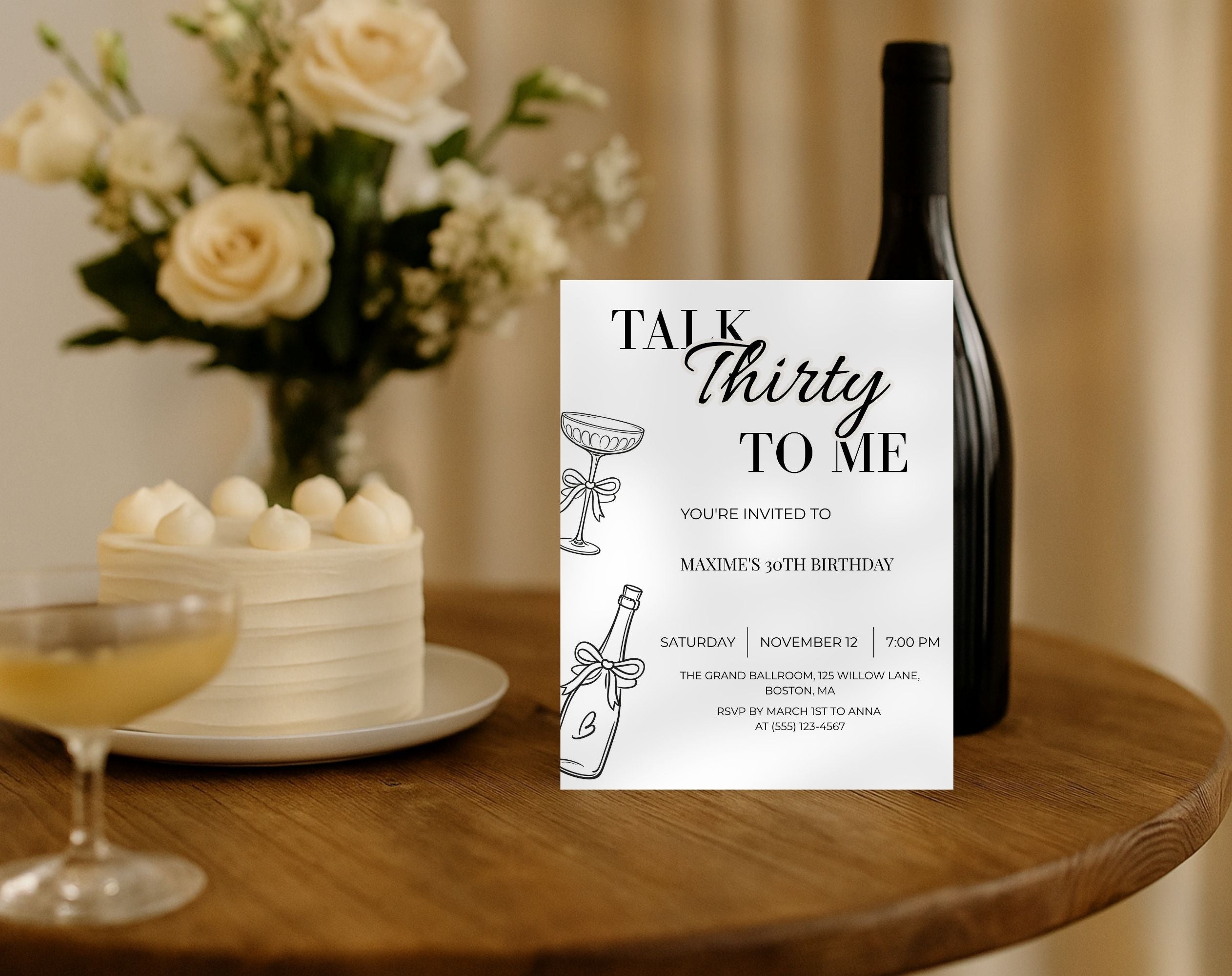 30th Birthday Invitation