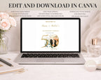 Elegant 50th Anniversary Welcome Sign Template