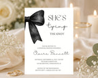 She's Tying the Knot Baby Shower Invitation