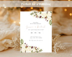 Ivory Rose Wedding Invitation
