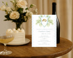 Tropical Blue and Green Bridal Shower Invitation