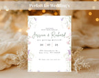 Elegant Wildflower Wedding Invitation