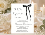 She's Tying the Knot Bridal Shower Invitation