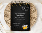 40th Birthday Beer Invitation for Men