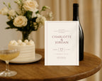 Beige Minimalist Wedding Invitation