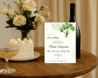 Green Clover Bridal Shower Invitation Template