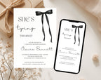 She's Tying the Knot Bridal Shower Invitation