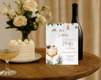 35th winter Birthday Invitation