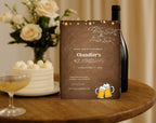 Cheers & Beers 40th Birthday Invitation