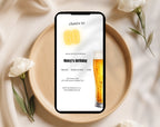 60th Beer Birthday Invitation