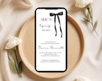 She's Tying the Knot Bridal Shower Invitation