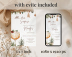 35th winter Birthday Invitation