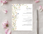 Neutral Floral  Love in Bloom Bridal Shower Invitation