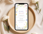 Floral Baby Shower invitation