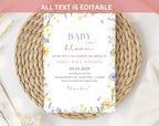 Floral Baby Shower invitation