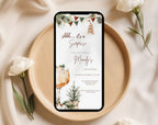 35th winter Birthday Invitation