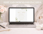 White Gold Floral 25th Wedding Anniversary