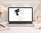 She's Tying the Knot Baby Shower Invitation