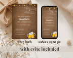 Cheers & Beers 40th Birthday Invitation