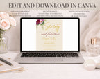Beige Floral Elegant 70th Birthday Invitation
